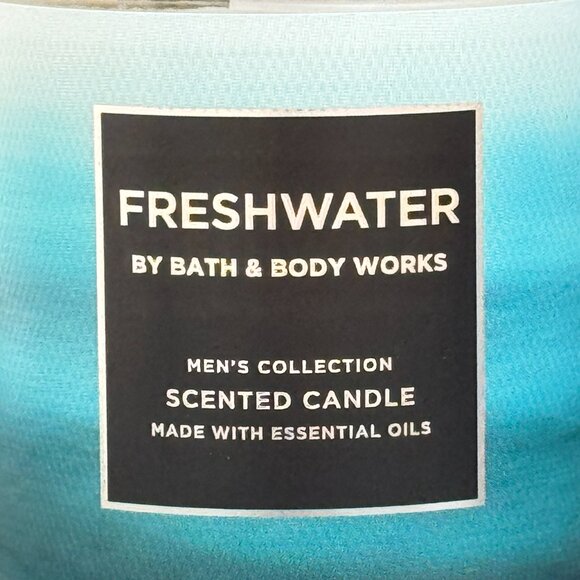 BBW Freshwater Bath & Body Works Mason Jar Single Wick Candle - Picture 3 of 10